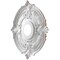 Ekena Millwork Attica PVC Ceiling Medallion (Fits Canopies up to 5 5/8"), Brght Coat Copper, 16"OD x 3 1/2"ID x 1"P CMP16ATBCO - alternate 2
